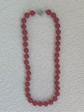 NWOT Tuckernuck Red Jade Necklace